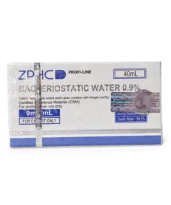 Bacteriostatic Water 0.9% ZPHC — 40 ml Multi-Dose Vial